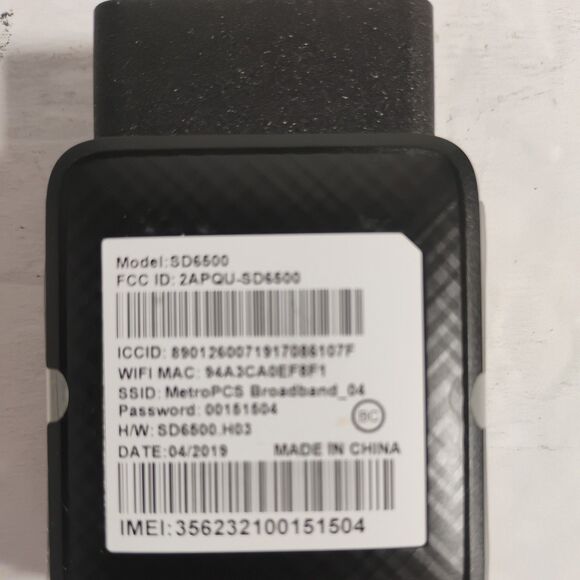 Metro PCS Model SD6500 Smart Ride Device Car WiFi Hotspot GPS Tracking Roadside - Picture 8 of 16